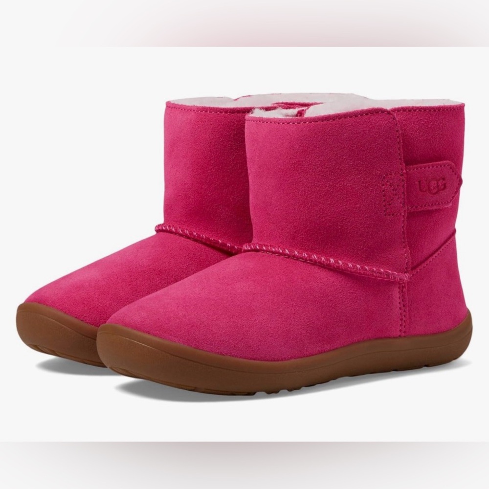 UGG Kids Hot Pink Suede Boot, size 11
